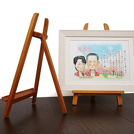セット用イーゼル【似顔絵ポエム＜背景入り＞専用】