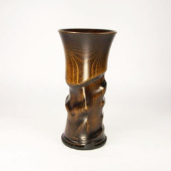 【喜寿祝い】＜我杯＞緋桂（弁柄塗装蹄鉄付）