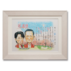 似顔絵ポエム＜背景入り＞