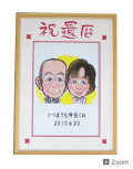 笑顔絵＜アクリルタイプ＞【似顔絵人数　５人】