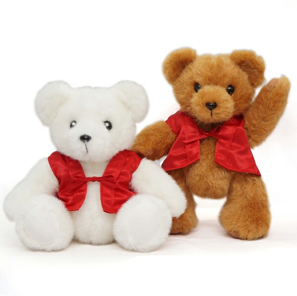 【退職祝い】関節が稼働出来る♪還暦ベア＜ホワイトベア＞