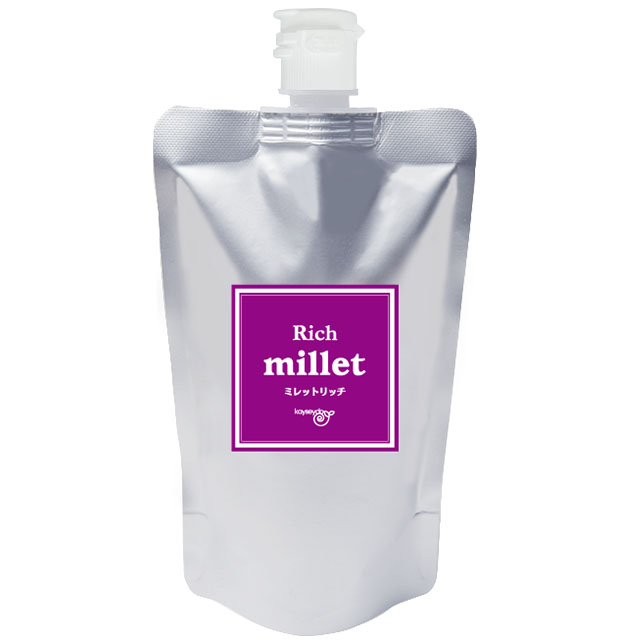 【らくちん定期便】 ツヤツヤ美容成分入り『回生堂ミレットリッチ』（300ml　10～30日分）
