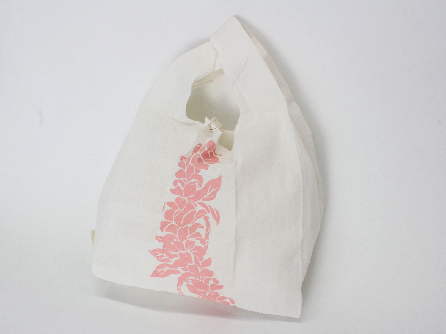 サステナブル ハワイアンエコバッグ パステルピンク