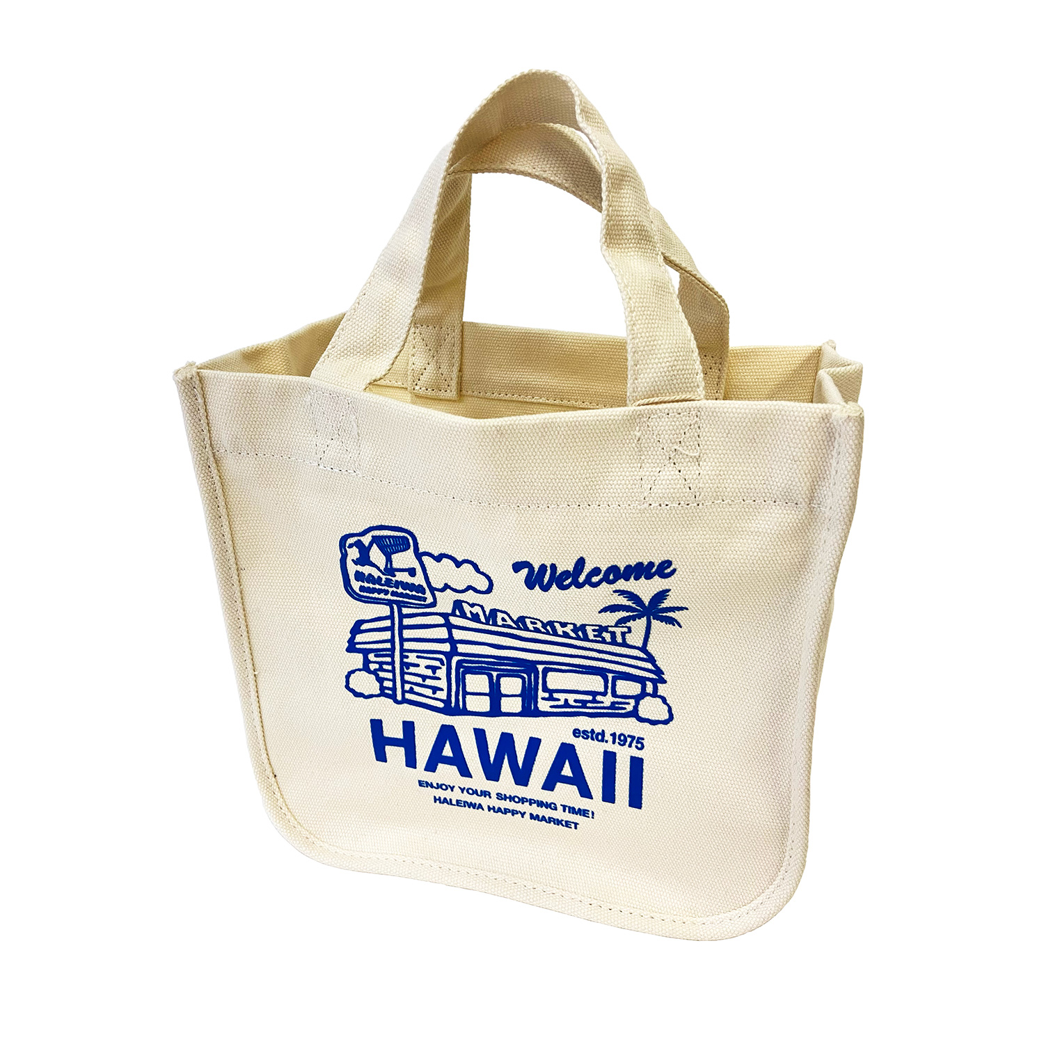 ハレイワ公式（HALEIWA）ウェルカムマーケットミニトート アイボリー