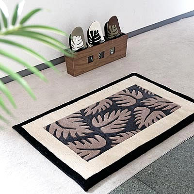 ハワイアンキルトキルト ラグ