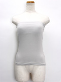 フラタヒチアン ブラカップ付きチューブトップ ライトグレー 大きめL&XLサイズ