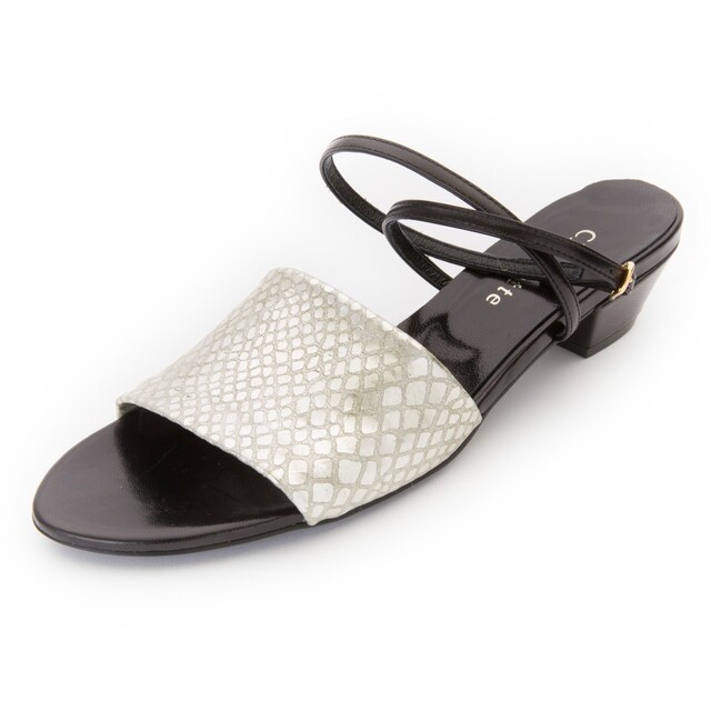 LisaシルバーPx黒24.5AA★アウトレット★新品同様（旧工場製）