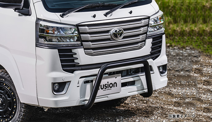 fusion フェイスリフトキット専用 ブルバー 装着画像1