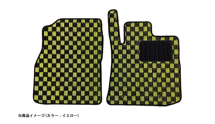 フロアマットチェック柄 ダイハツ コペンローブ LA400K (H26.06～) ※AT専用