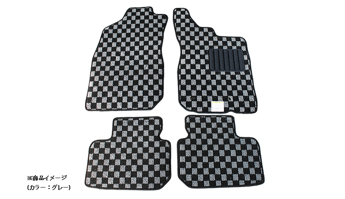 フロアマット チェック柄 ダイハツ タフト LA910S (R2.06～) ※4WD専用 商品画像