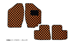 フロアマット チェック柄 マツダ ラピュタ HP22S (H11.03～H18.04)