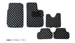 フロアマット チェック柄 スバル R1 RJ1/RJ2 (H17.01～H22.03) 商品画像