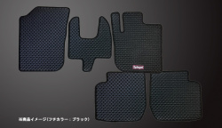 ラバーフロアマット トヨタ ピクシススペース L585A (H23.09～) ※4WD 商品画像