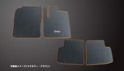 ラバーフロアマット トヨタ ピクシスエポック LA300A (H24.05～H29.05) ※2WD・リアヒーターダクト無 商品画像