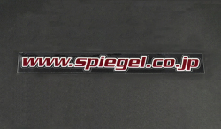 Spiegel URLステッカー レッド