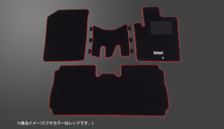 フロアマット ダイハツ ムーヴカスタム L175S (H18.10～H22.12) ※2WD・カスタムX専用
