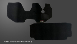 フロアマット スバル サンバーバン TV1TV2 MT専用 (フチカラー:ブラック)