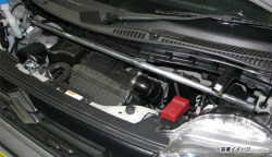 スタンダードタワーバー フロント スズキ スペーシア/スペーシアカスタム MK54S/MK94S 装着画像