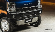 fusion フロントバンパー スズキ エブリイ DA17V/DA17W 【未塗装品】 装着画像
