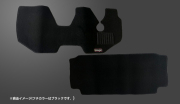 フロアマット スバル サンバーバン TV1TV2 MT専用 (フチカラー:ブラック)