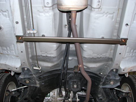 モノコックバー センター スチール製リジット ダイハツ ミラ L275/L285 ※2WD車専用