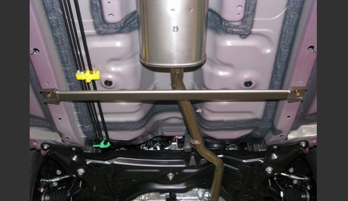 モノコックバー フロント ダイハツ ムーヴ LA150S スチール製リジット