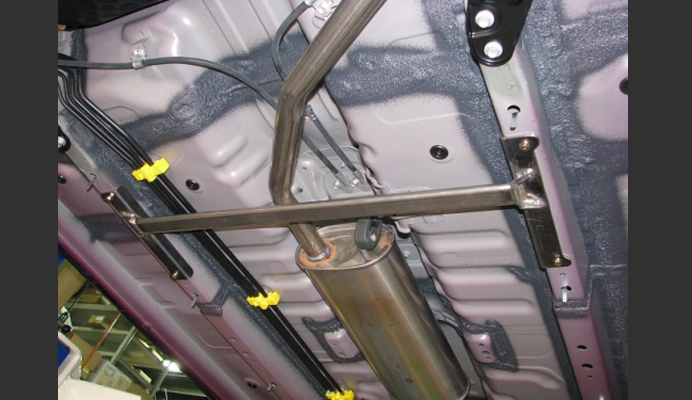 モノコックバー センター ダイハツ ムーヴ LA150S スチール製リジット