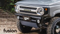fusion フロントバンパー スズキ ジムニー JB64W 装着画像
