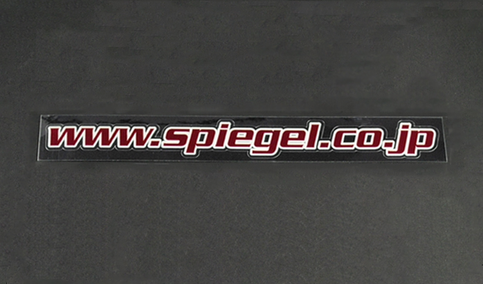 Spiegel URLステッカー レッド