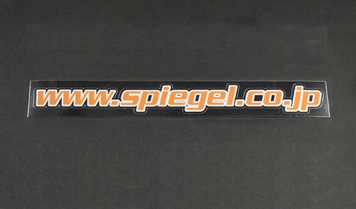 Spiegel URLステッカー オレンジ