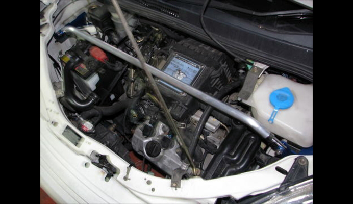 スタンダードタワーバー フロント ホンダ ライフ JB1/JB2 ※NA車専用