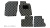 フロアマット チェック柄 スズキ アルト HA24S/HA24V (H16.09～H21.12) ※フットレスト有 商品画像