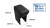 アームレスト付きコンソールボックス ミツビシ パジェロミニ H53A/H58A 収納BOXサイズ画像