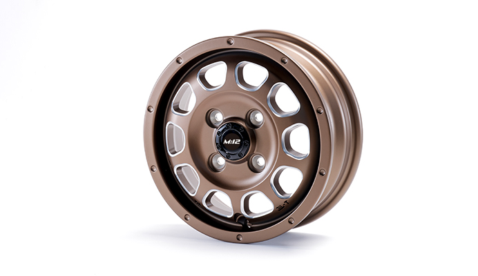 MATTE TWELVE (マットトゥエルブ) 12インチ アルミホイール マットブロンズ 商品画像1