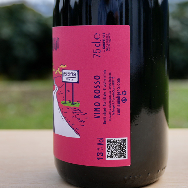 自然派・赤ワイン＞カーゼスパルセ・ロッソ N.V. V.d.T. （有機・無添加）