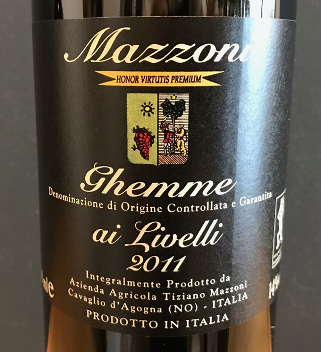 マッツィーニが生産したゲンメ