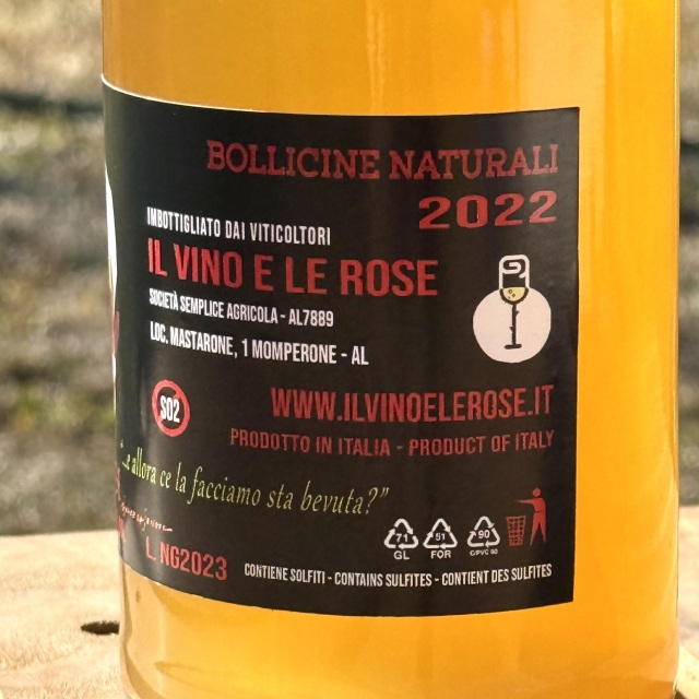 ヴィーノ ビアンコ フリッツァンテ ノンノジェ