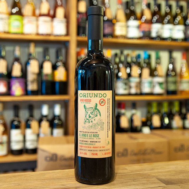 自然派・赤ワイン＞ヴィーノ・ロッソ ”オリウンド” N.V. V.d.T.