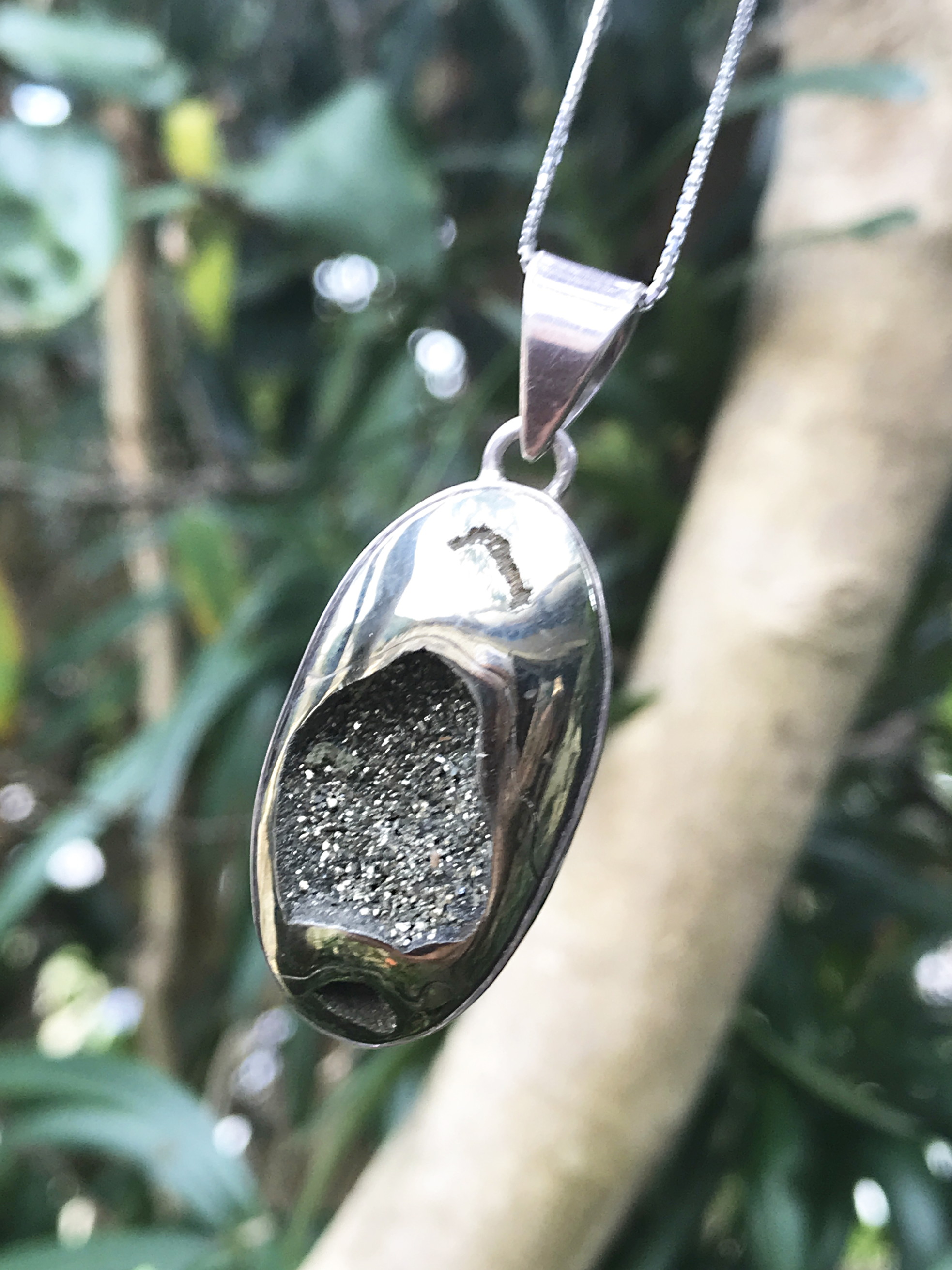 アンモナイト・パイライト・ペンダント（スターリングシルバー925） APY001