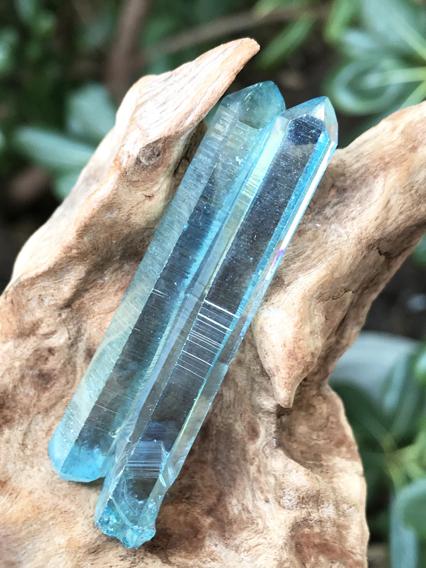 アーカンソー産アクアオーラ・シンギングクリスタル・セット AQQ006