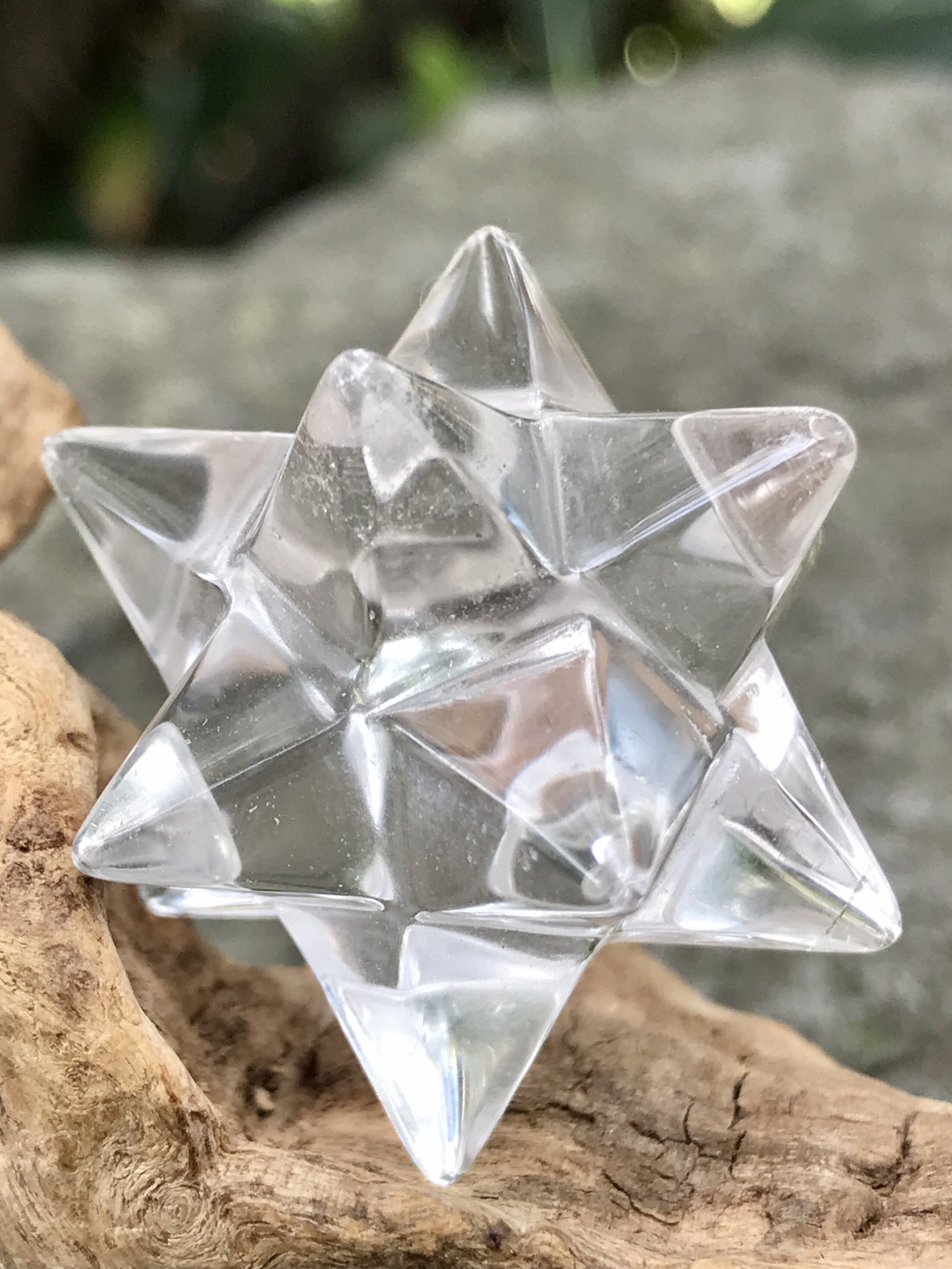 バイア産レムリアンシード・アステロイド水晶（小星型十二面体） ASQ014
