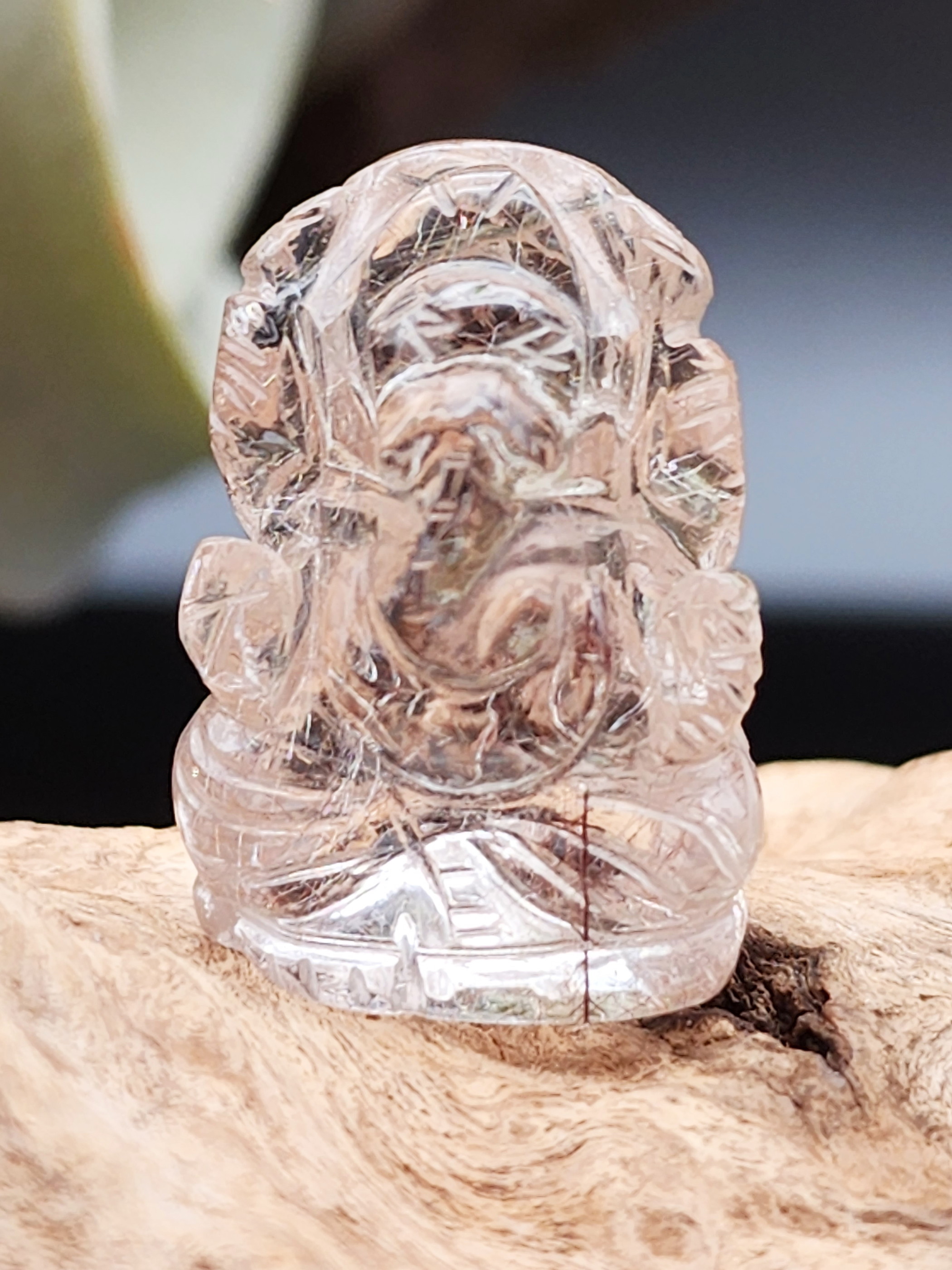 ガネーシャ（スモーキールチルクォーツ） GNS009