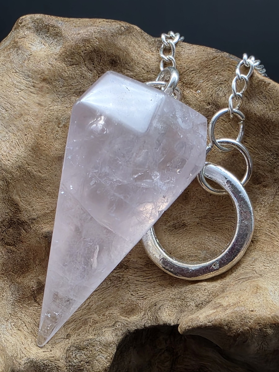 ローズクォーツ・ペンデュラム PDL192