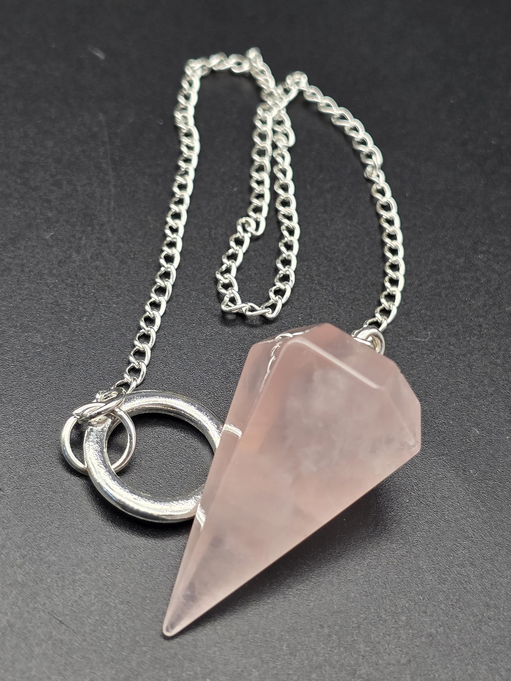 ローズクォーツ・ペンデュラム PDL197