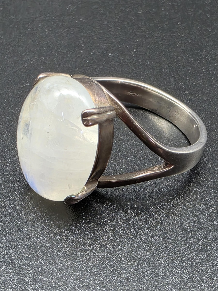 レインボームーンストーン・リング 17号 RNG006