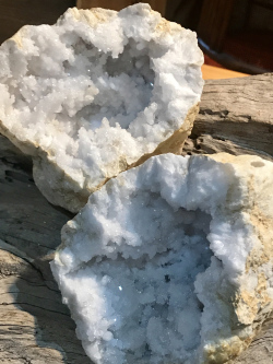 モロッコ産水晶ジオード・ペア GEO-E
