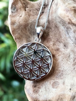 ギベオン・フラワーオブライフ・ペンダントトップ MEL007