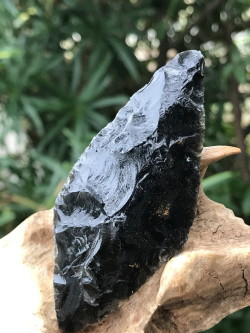 メキシコ産ブラックオブシディアン・矢じり OBS011
