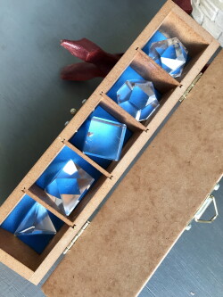 プラトン立体・水晶5点セット（BOX入り） PLH006