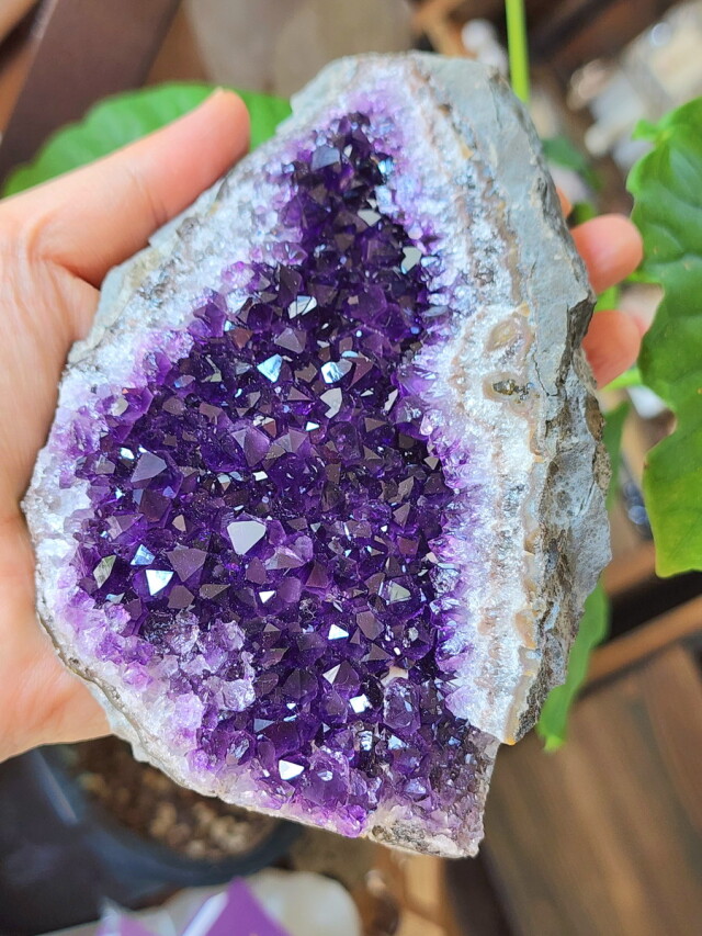 ウルグアイ産アメジストクラスター （高品質） AMG085